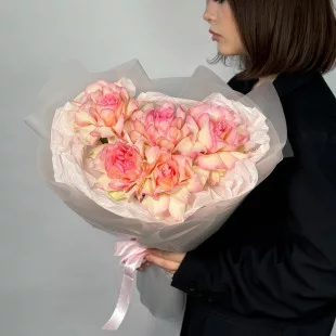 Моно букет GF из французских роз