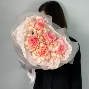 Моно букет GF из французских роз